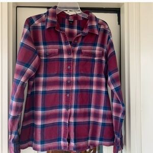 Patagonia plaid organic cotton button down